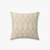 Amber Lewis x Loloi Adams Sand / Ivory Pillow White Cliff Studio Throw Pillows