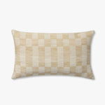 Amber Lewis x Loloi Adams Sand / Ivory Pillow White Cliff Studio Throw Pillows