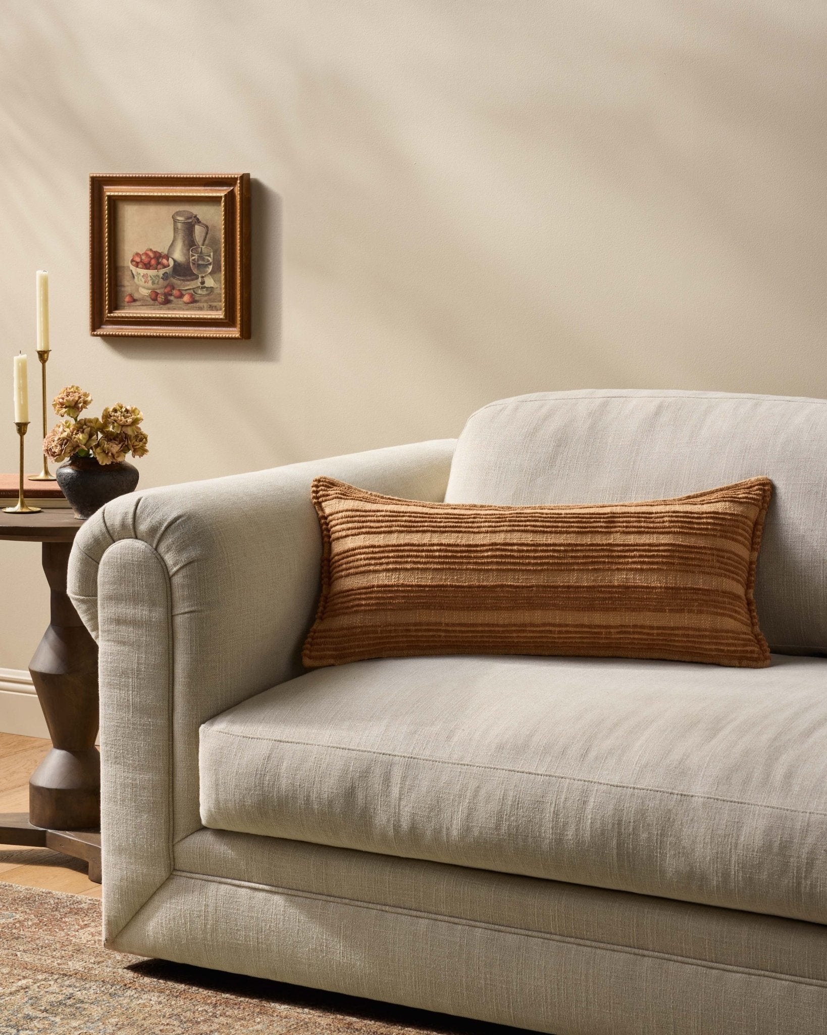 Amber Lewis x Loloi Aspyn Amber 12'' x 27'' Pillow Cover Only White Cliff Studio Throw Pillows