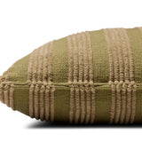 Amber Lewis x Loloi Aspyn Olive 20'' x 20'' Pillow Cover Only White Cliff Studio Throw Pillows