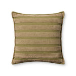Amber Lewis x Loloi Aspyn Olive 20'' x 20'' Pillow Cover Only White Cliff Studio Throw Pillows