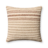 Amber Lewis x Loloi Atley Natural / Amber 22'' x 22'' Pillow Cover Only White Cliff Studio Throw Pillows