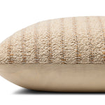 Amber Lewis x Loloi Atley Natural / Amber 22'' x 22'' Pillow Cover Only White Cliff Studio Throw Pillows