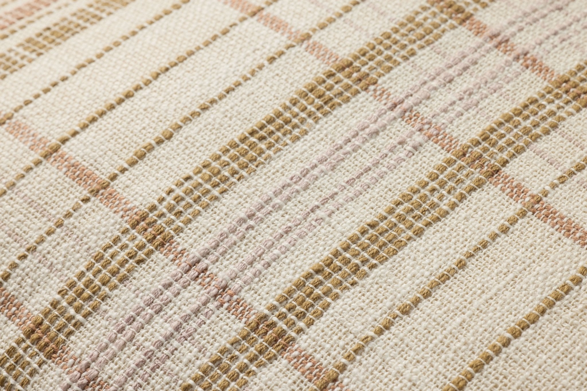 Amber Lewis x Loloi Avalon Wheat / Multi 22'' x 22'' Pillow Covery Only White Cliff Studio Throw Pillows