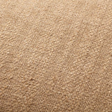 Amber Lewis x Loloi Aveline PAL0034 Natural / Rust 18'' x 18'' Cover w/Down Pillow White Cliff Studio Throw Pillows