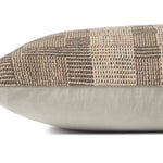 Amber Lewis x Loloi Bea Charcoal / Natural 13'' x 21'' Cover Only Pillow