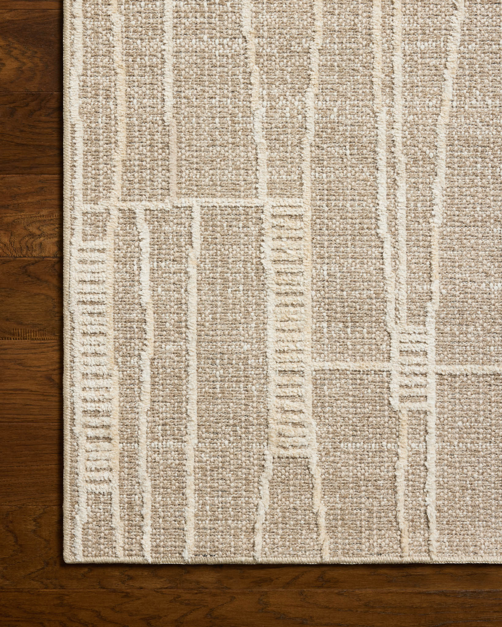 Amber Lewis x Loloi Bexley Mushroom / Natural Rug White Cliff Studio Area Rugs