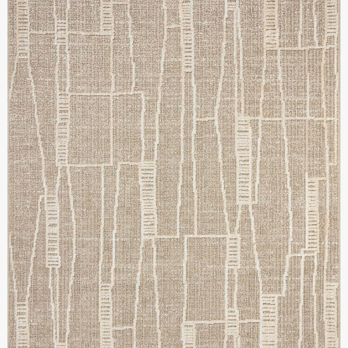 Amber Lewis x Loloi Bexley Mushroom / Natural Rug White Cliff Studio Area Rugs