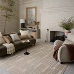 Amber Lewis x Loloi Bexley Mushroom / Natural Rug White Cliff Studio Area Rugs