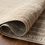 Amber Lewis x Loloi Bexley Mushroom / Natural Rug White Cliff Studio Area Rugs