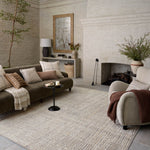 Amber Lewis x Loloi Bexley Natural / Dove Rug White Cliff Studio Area Rugs