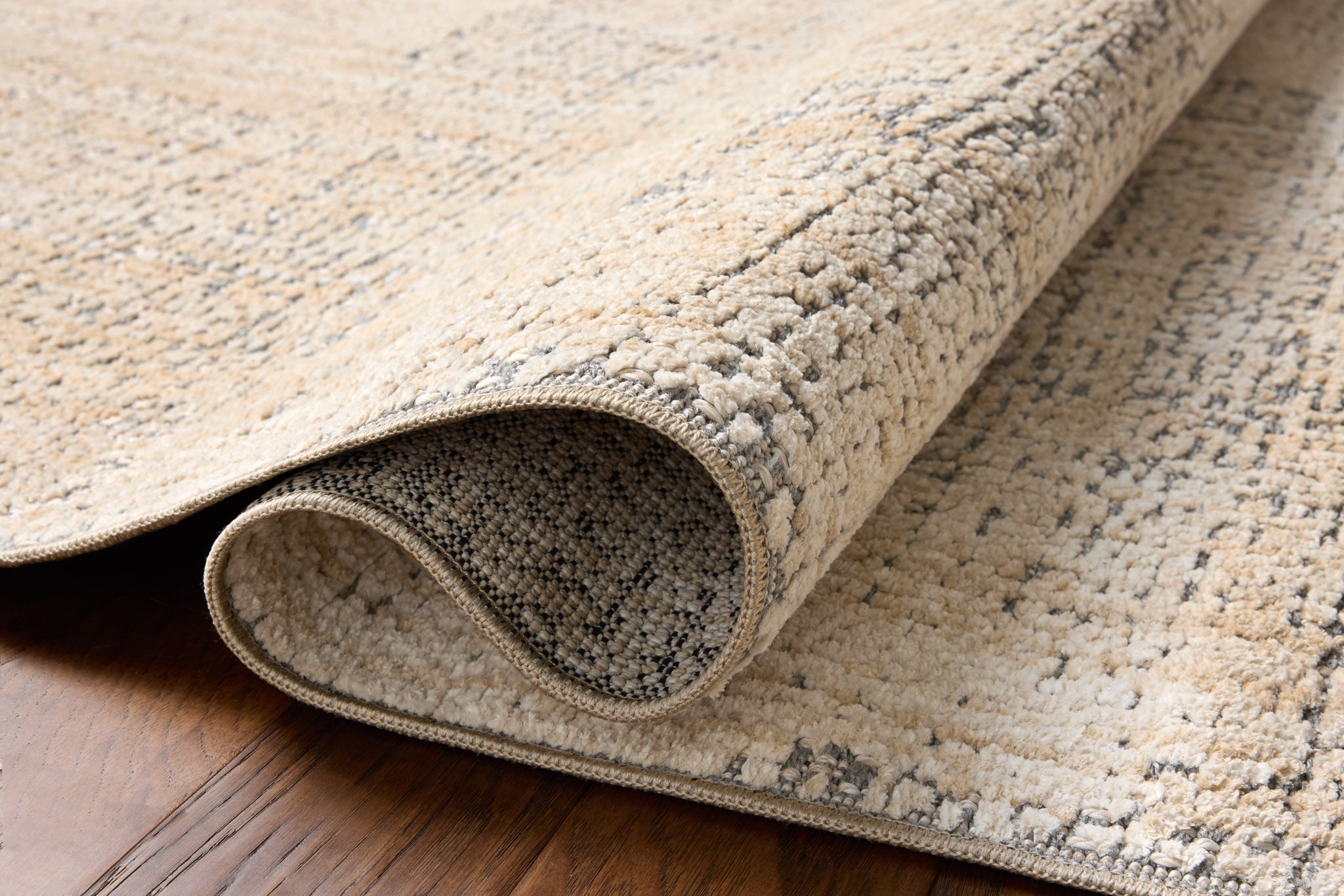 Amber Lewis x Loloi Bexley Natural / Slate Rug White Cliff Studio Area Rugs