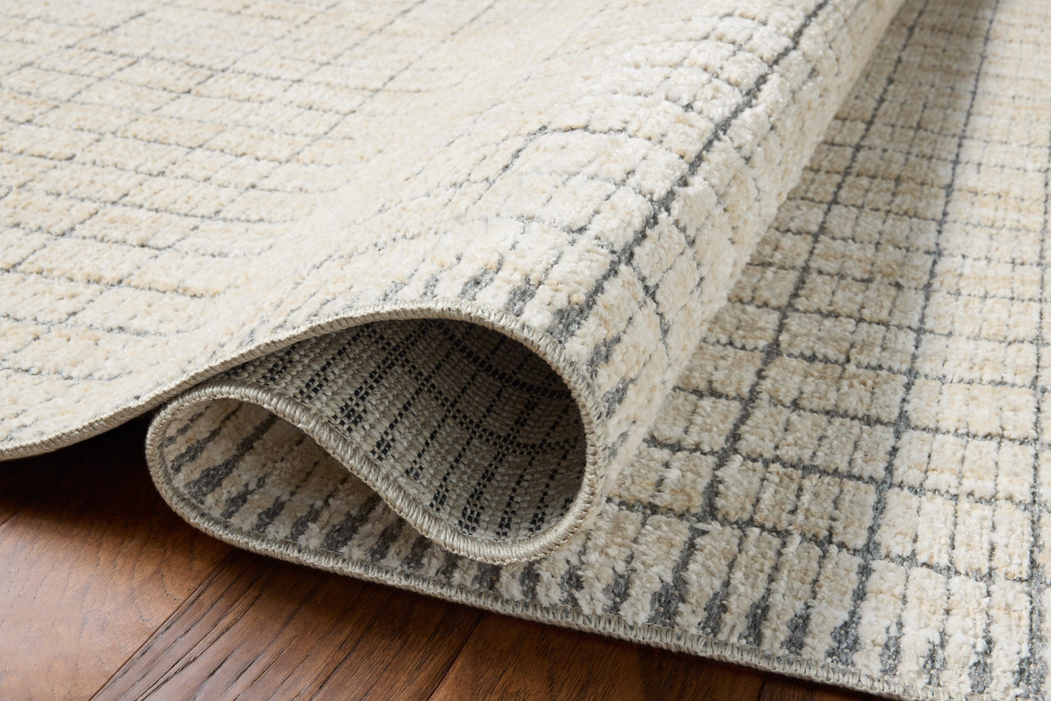 Amber Lewis x Loloi Bexley Slate / Natural Rug White Cliff Studio Area Rugs