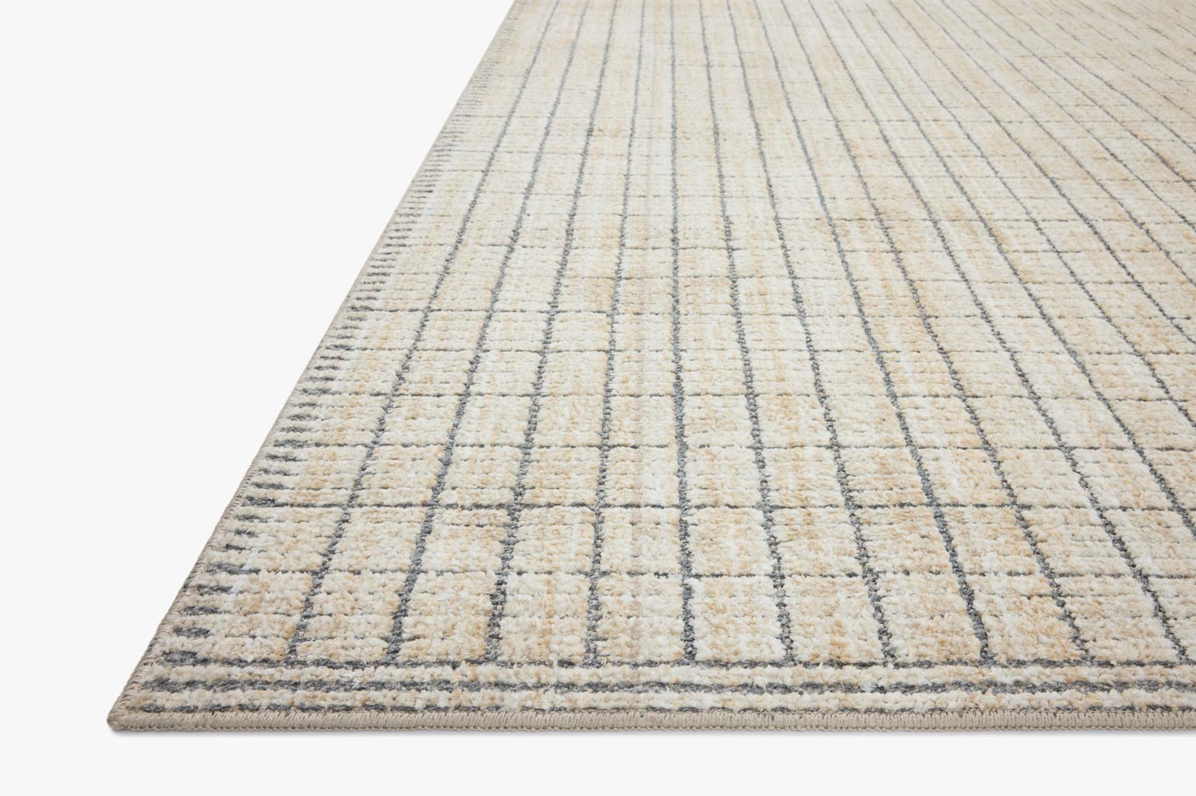 Amber Lewis x Loloi Bexley Slate / Natural Rug White Cliff Studio Area Rugs