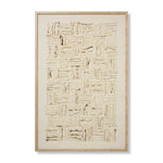Amber Lewis x Loloi Big Sur Ivory / White 3' - 4" x 5' - 0" Wall Art White Cliff Studio Textile Art