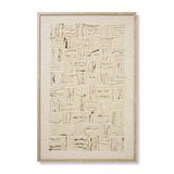 Amber Lewis x Loloi Big Sur Ivory / White 3' - 4" x 5' - 0" Wall Art White Cliff Studio Textile Art