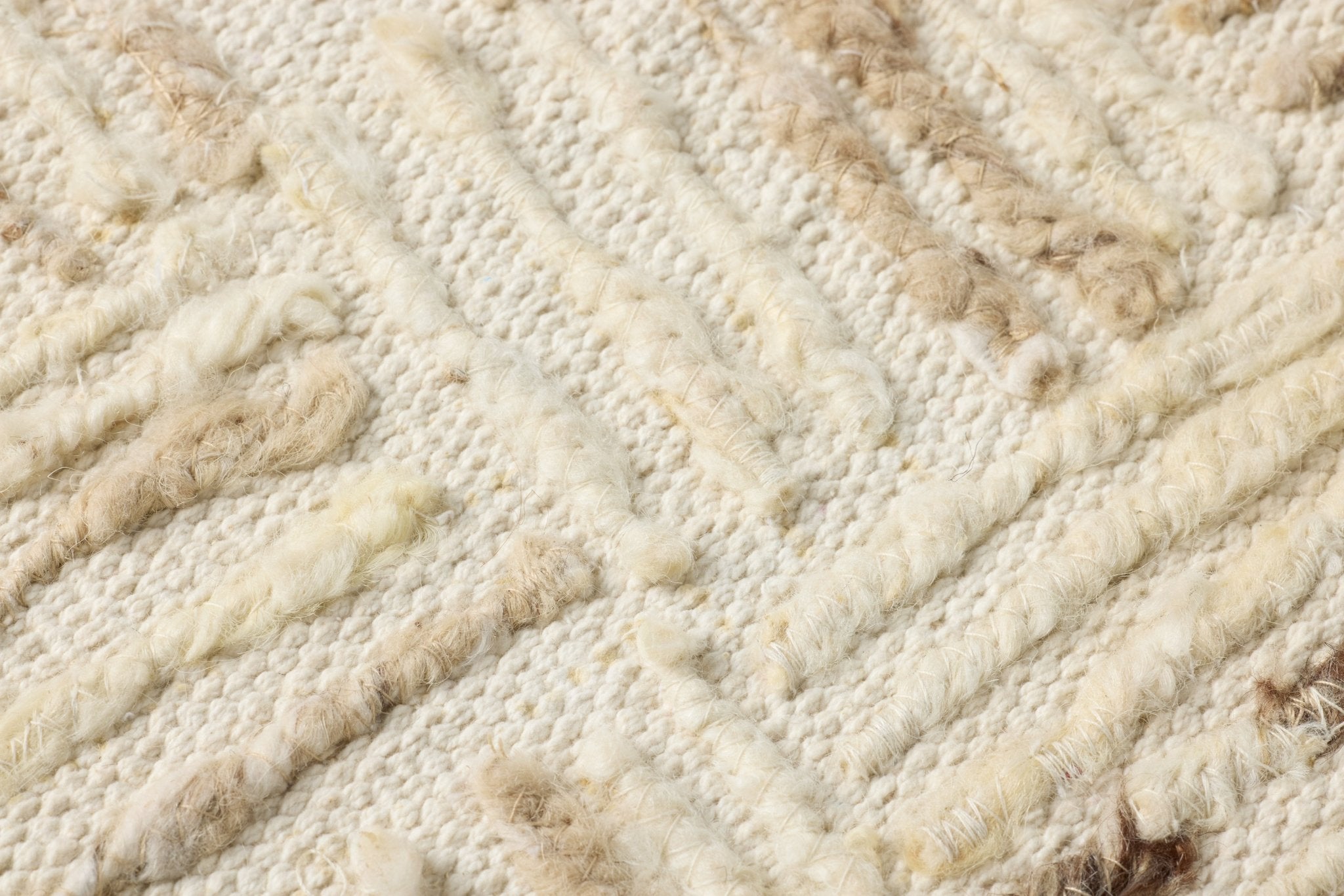 Amber Lewis x Loloi Big Sur Ivory / White 3' - 4" x 5' - 0" Wall Art White Cliff Studio Textile Art