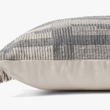 Amber Lewis x Loloi Birdie Silver / Ivory Pillow White Cliff Studio Throw Pillows