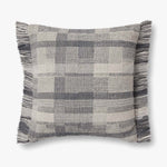 Amber Lewis x Loloi Birdie Silver / Ivory Pillow White Cliff Studio Throw Pillows