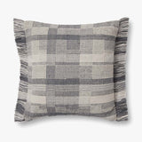 Amber Lewis x Loloi Birdie Silver / Ivory Pillow White Cliff Studio Throw Pillows