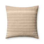 Amber Lewis x Loloi Blair Beige 22'' x 22'' Pillow Cover Only White Cliff Studio Throw Pillows