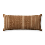 Amber Lewis x Loloi Blair Brown 13'' x 35'' Pillow Cover Only White Cliff Studio Throw Pillows