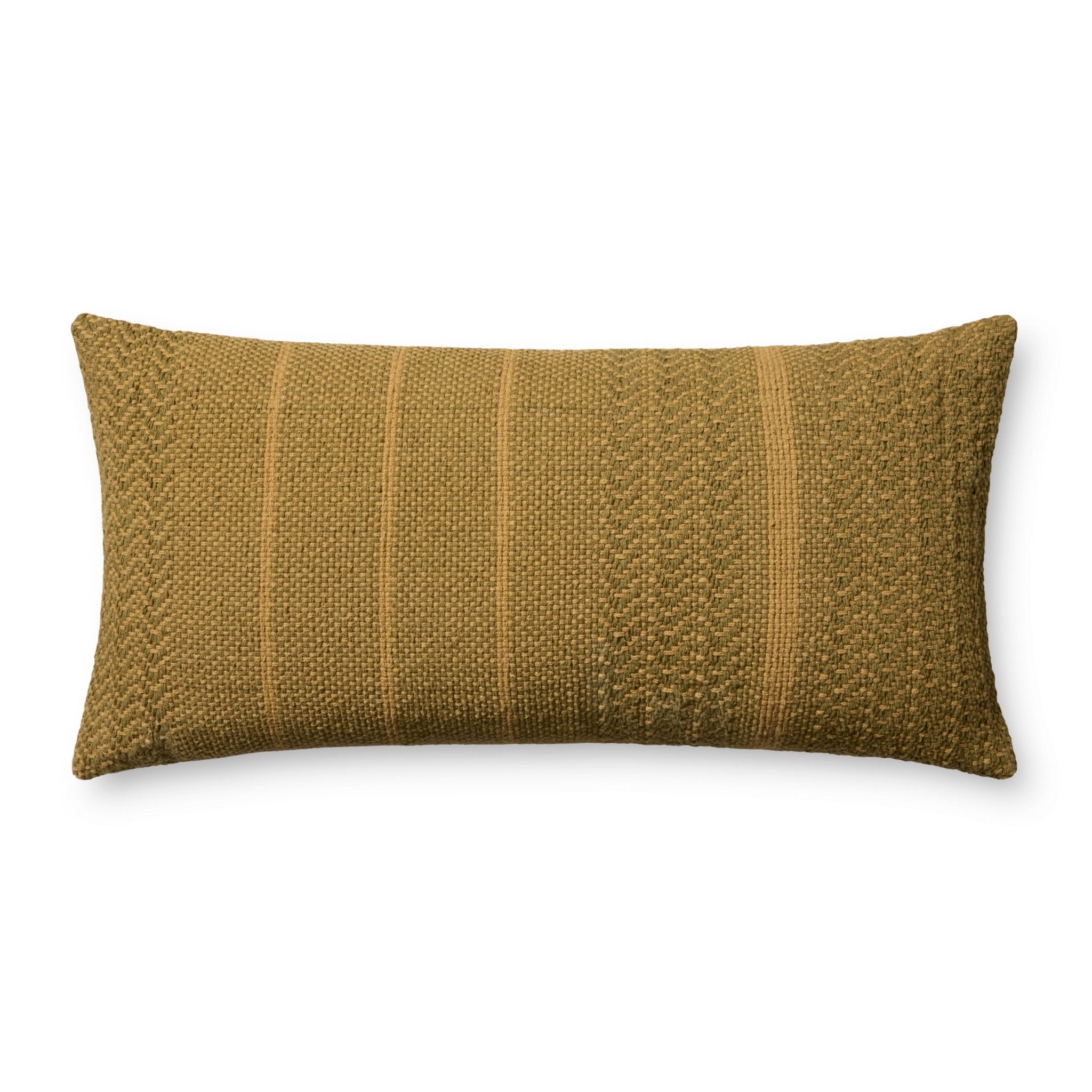 Amber Lewis x Loloi Blair Olive 12'' x 27'' Pillow Cover Only White Cliff Studio Throw Pillows