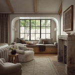 Amber Lewis x Loloi Bowie Fog / Grey Rug White Cliff Studio Area Rugs