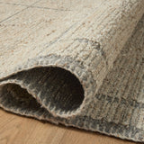Amber Lewis x Loloi Bowie Fog / Grey Rug White Cliff Studio Area Rugs