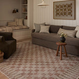 Amber Lewis x Loloi Cali Brick / Natural 11' - 6" x 15' - 7" Area Rug White Cliff Studio Area Rugs