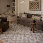 Amber Lewis x Loloi Cali Mist / Wheat 11' - 6" x 15' - 7" Area Rug White Cliff Studio Area Rugs
