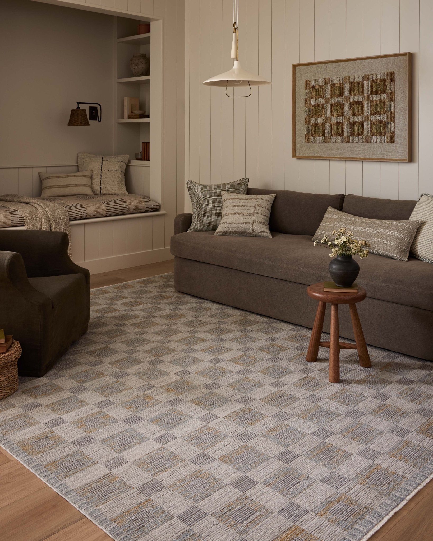 Amber Lewis x Loloi Cali Mist / Wheat 11' - 6" x 15' - 7" Area Rug White Cliff Studio Area Rugs