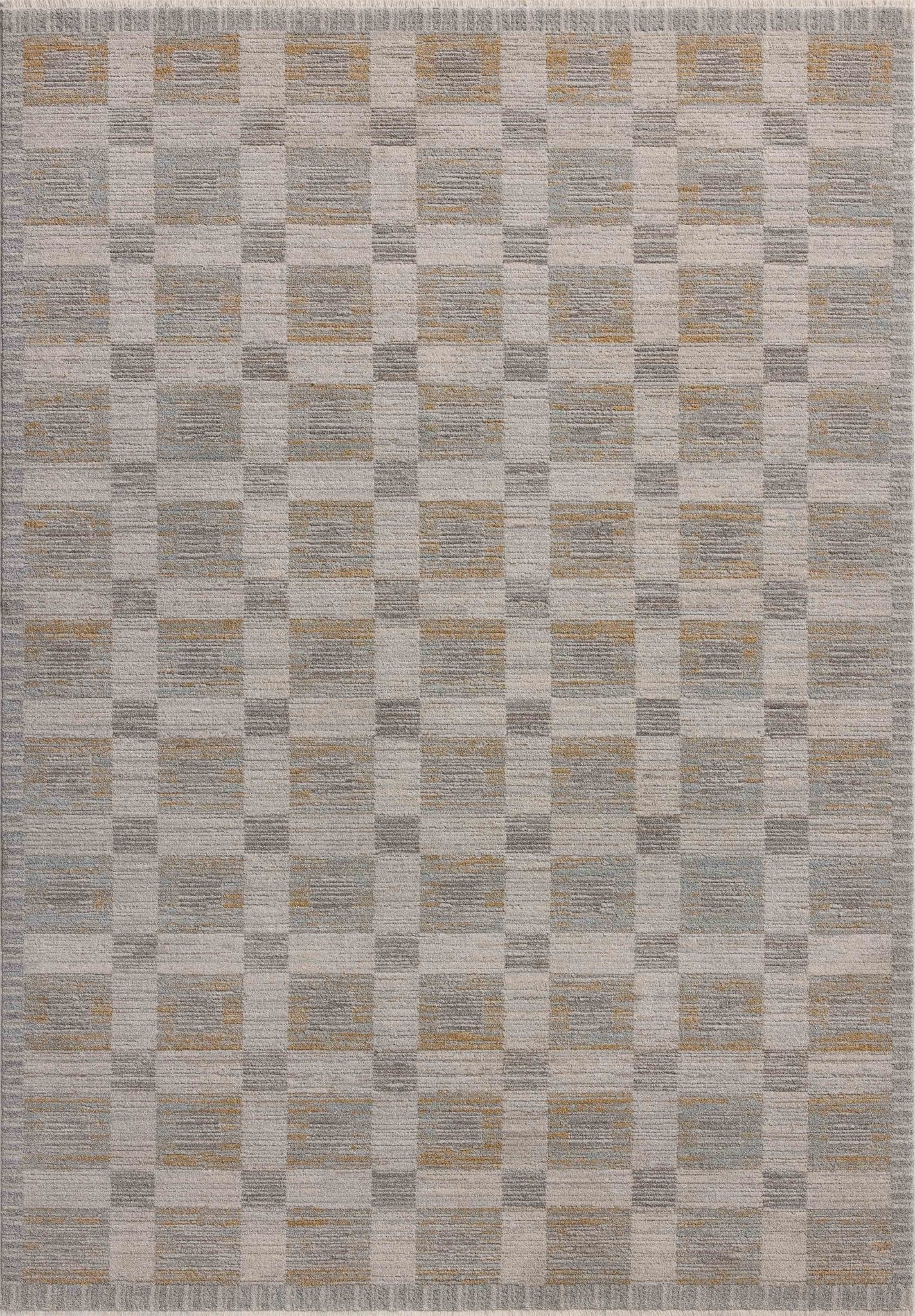 Amber Lewis x Loloi Cali Mist / Wheat 11' - 6" x 15' - 7" Area Rug White Cliff Studio Area Rugs