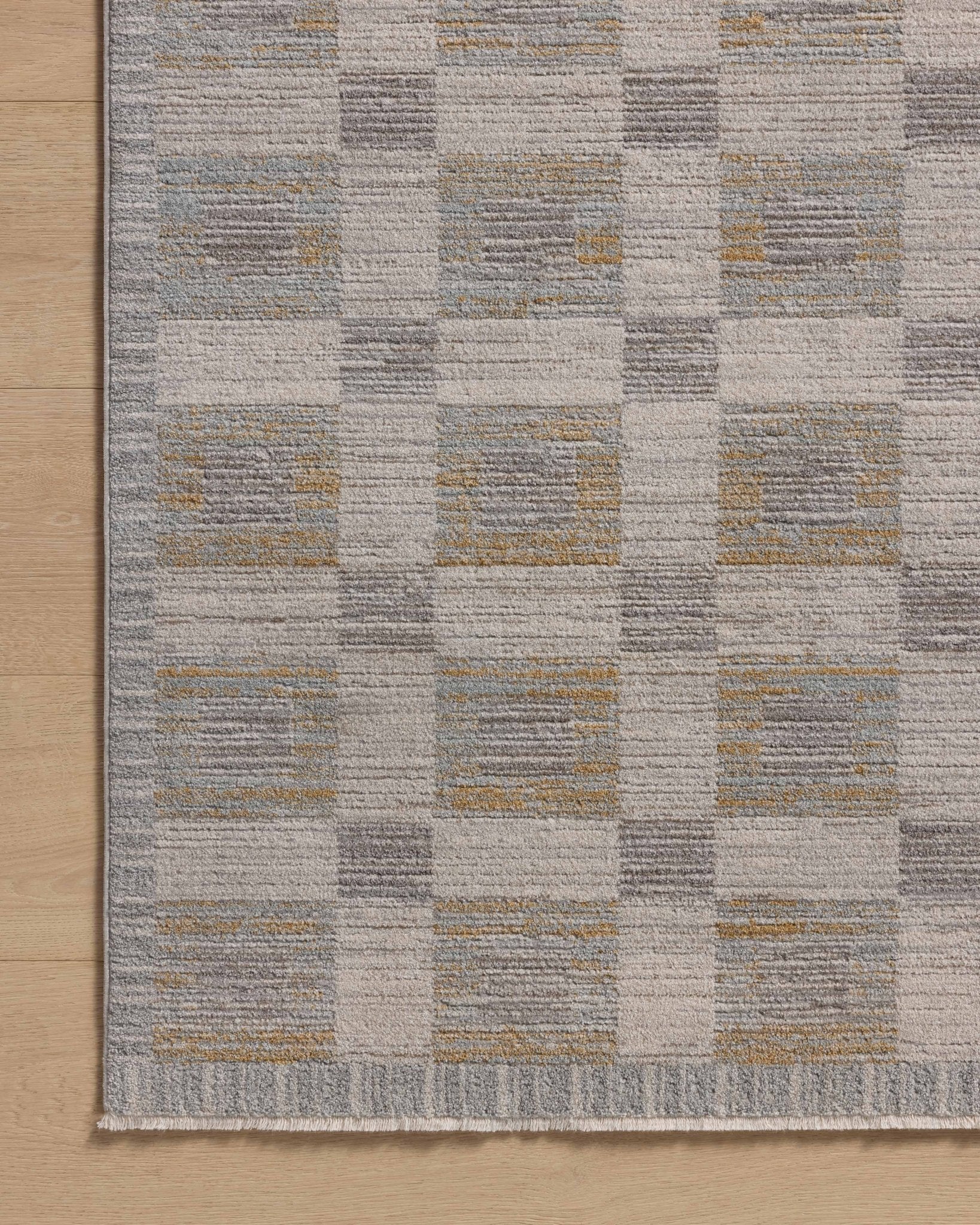 Amber Lewis x Loloi Cali Mist / Wheat 11' - 6" x 15' - 7" Area Rug White Cliff Studio Area Rugs