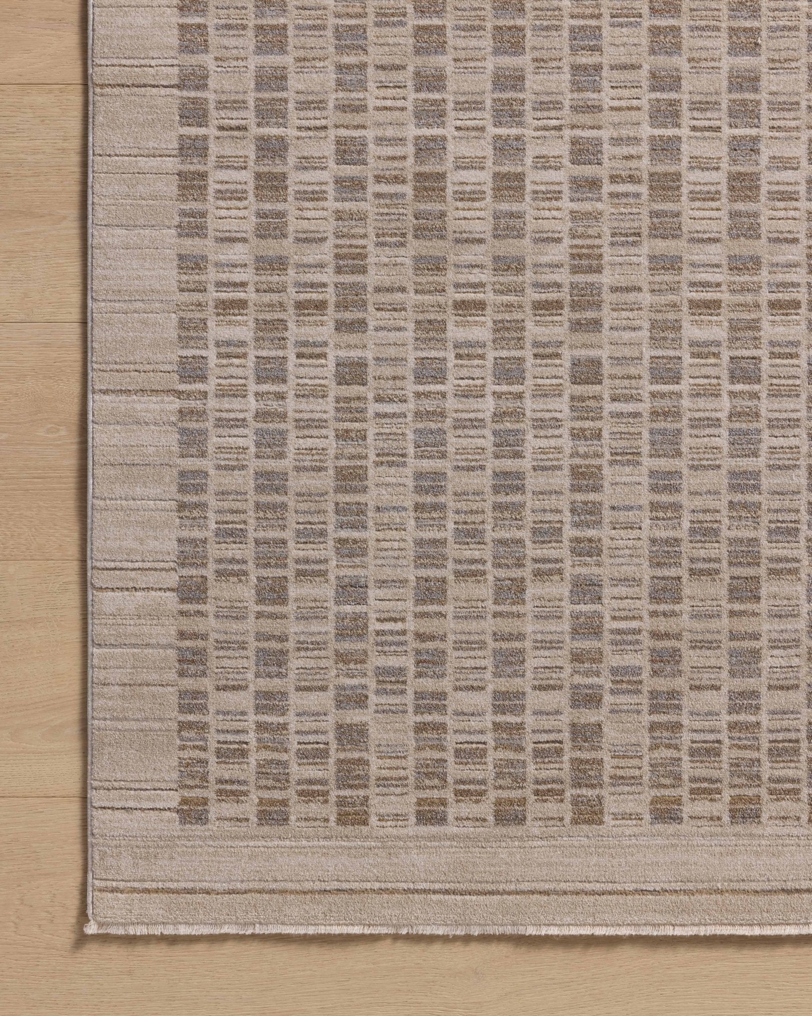 Amber Lewis x Loloi Cali Natural / Slate 11' - 6" x 15' - 7" Area Rug White Cliff Studio Area Rugs
