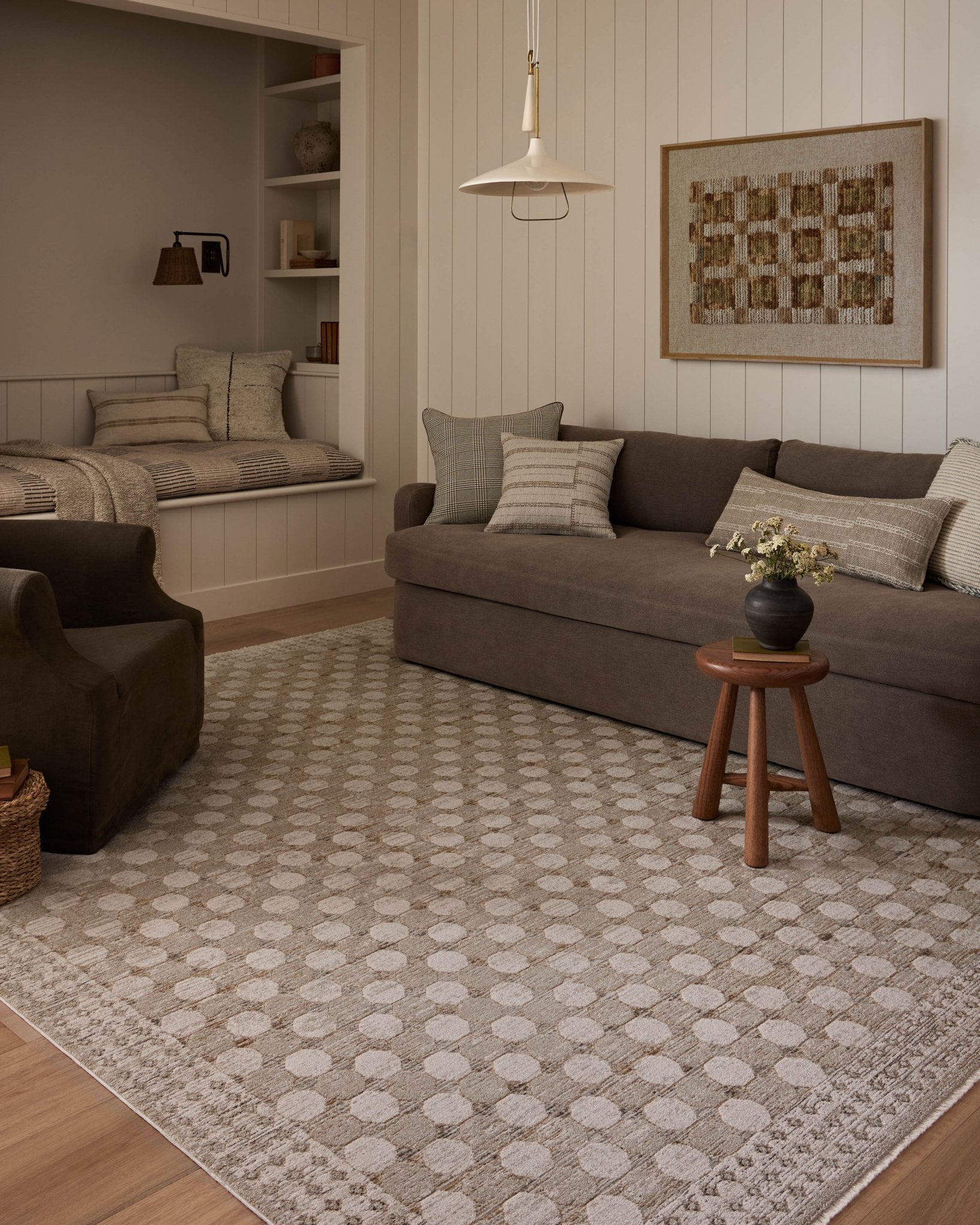 Amber Lewis x Loloi Cali Taupe / Natural 11' - 6" x 15' - 7" Area Rug White Cliff Studio Area Rugs