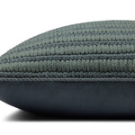 Amber Lewis x Loloi Callahan Blue 24'' x 24'' Pillow Cover Only White Cliff Studio Throw Pillows