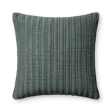 Amber Lewis x Loloi Callahan Blue 24'' x 24'' Pillow Cover Only White Cliff Studio Throw Pillows
