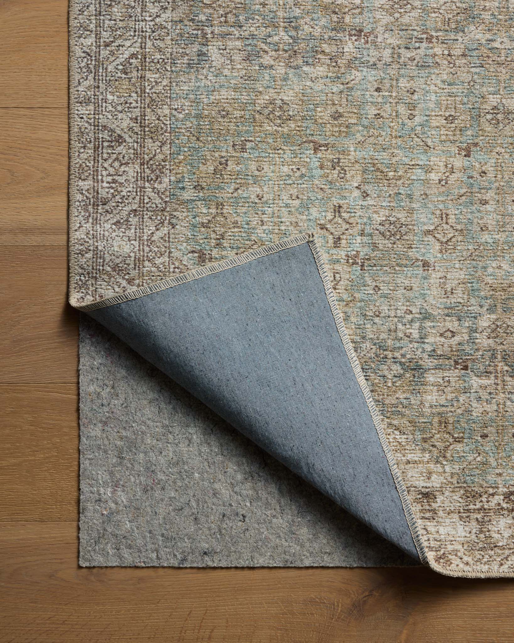 Amber Lewis x Loloi Cambria Aqua / Natural Rug White Cliff Studio Area Rugs