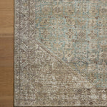 Amber Lewis x Loloi Cambria Aqua / Natural Rug White Cliff Studio Area Rugs