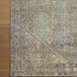 Amber Lewis x Loloi Cambria Aqua / Natural Rug White Cliff Studio Area Rugs