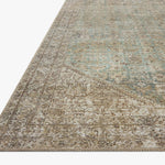 Amber Lewis x Loloi Cambria Aqua / Natural Rug White Cliff Studio Area Rugs