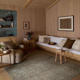 Amber Lewis x Loloi Cambria Aqua / Natural Rug White Cliff Studio Area Rugs