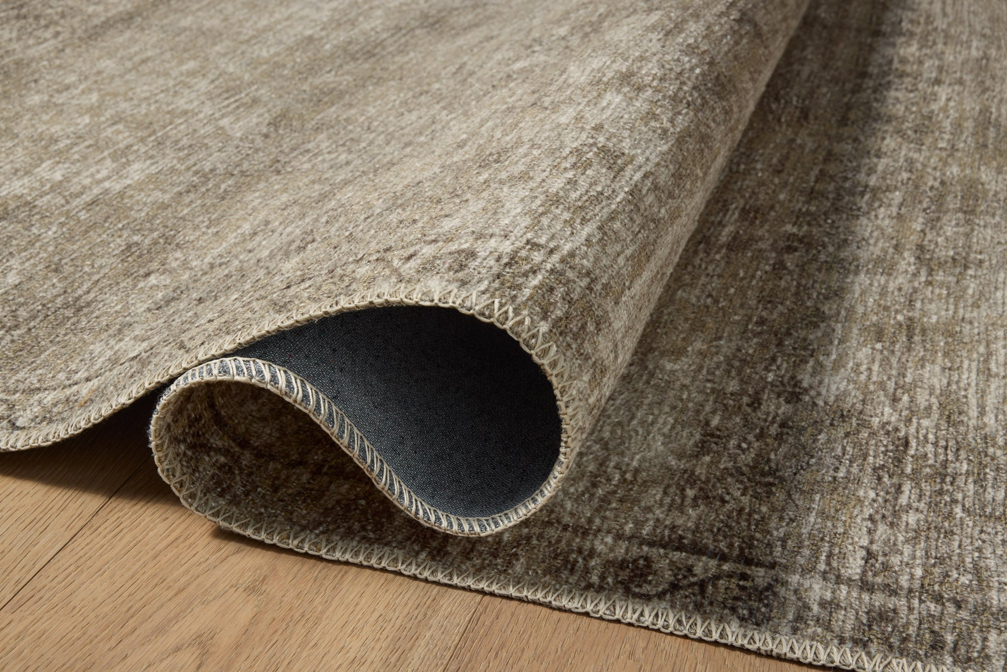 Amber Lewis x Loloi Cambria Ash / Bark Rug White Cliff Studio Area Rugs