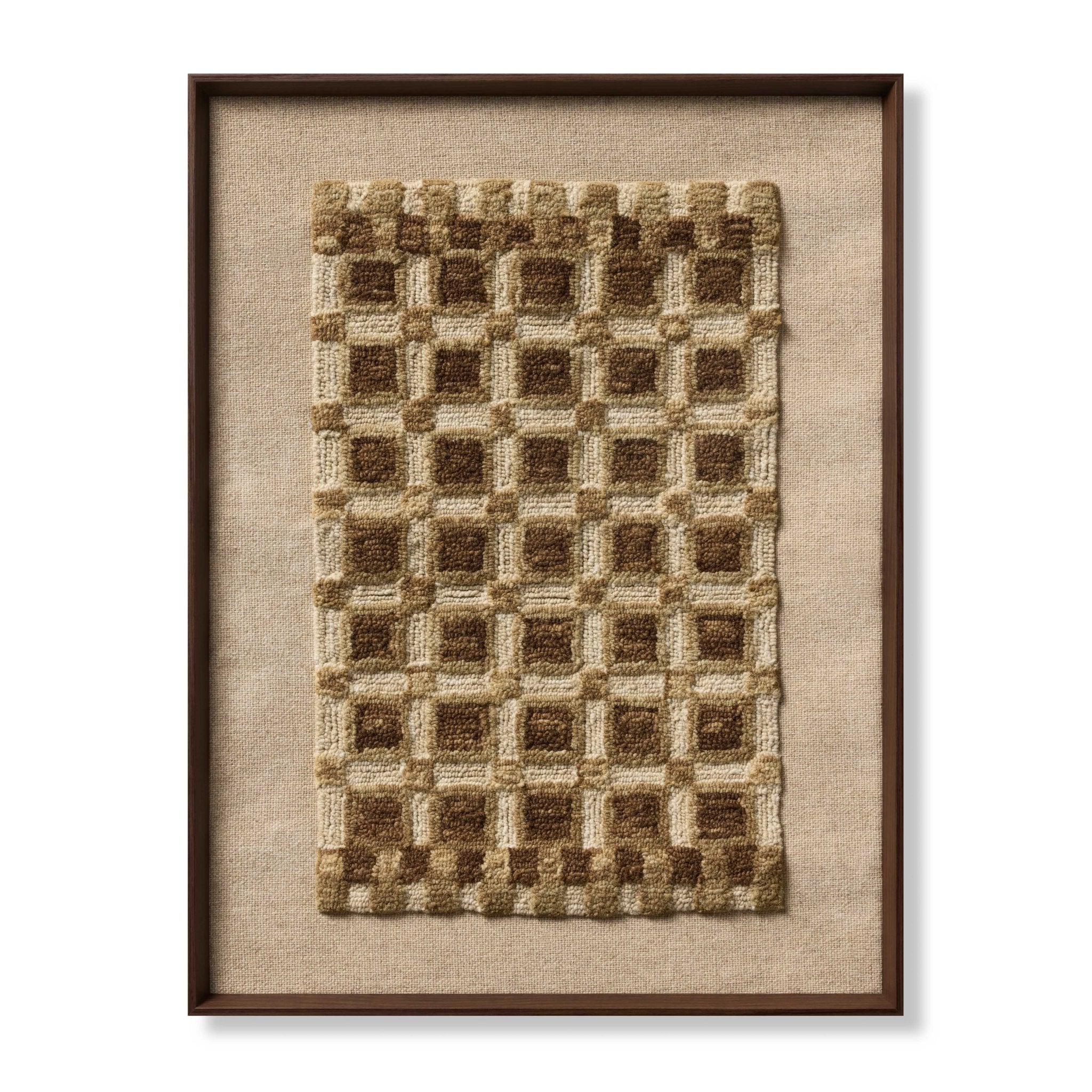 Amber Lewis x Loloi Cambria Brown / Beige 2' - 8" x 3' - 6" Wall Art White Cliff Studio Textile Art