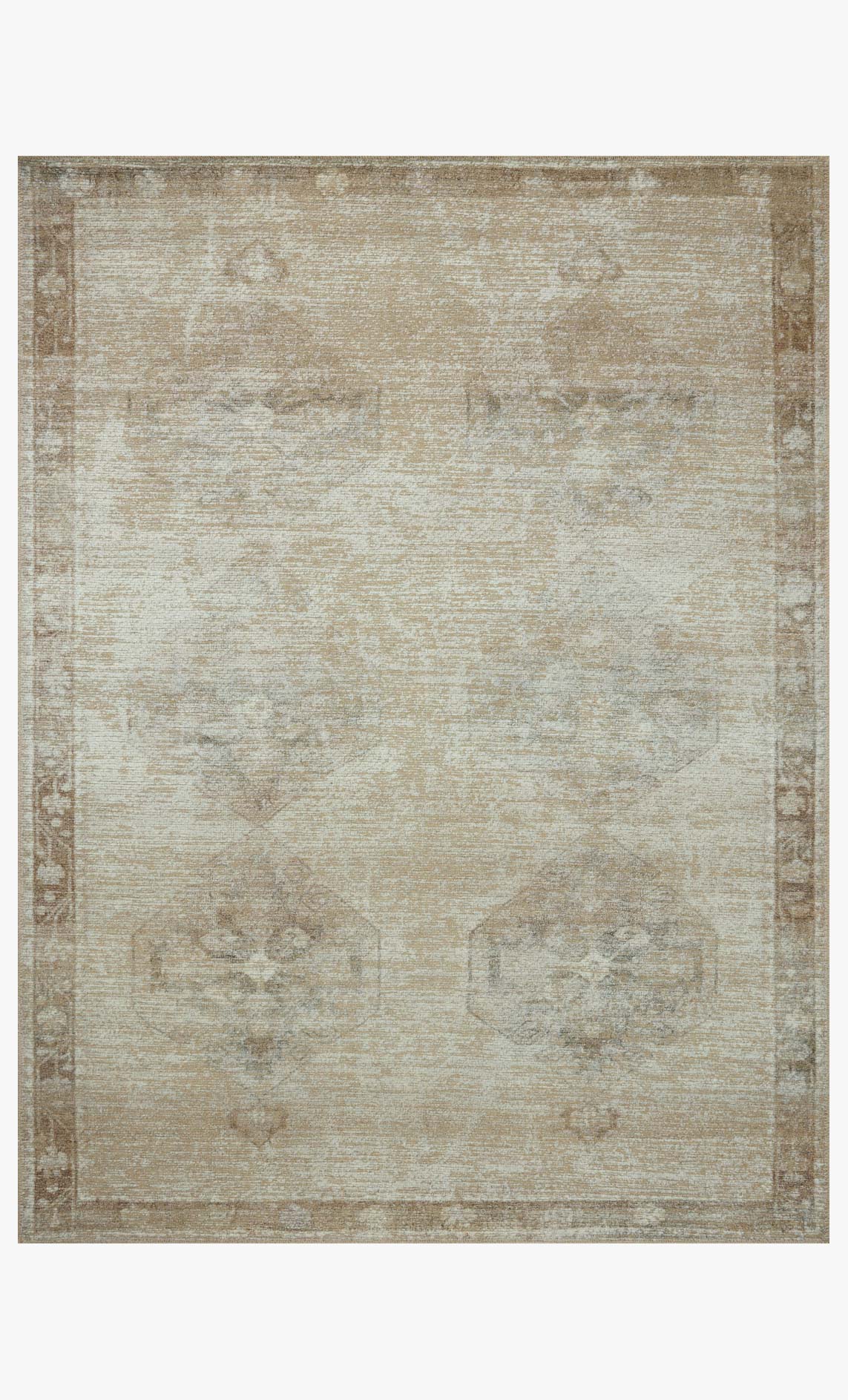 Amber Lewis x Loloi Cambria Mist / Natural Rug White Cliff Studio Area Rugs