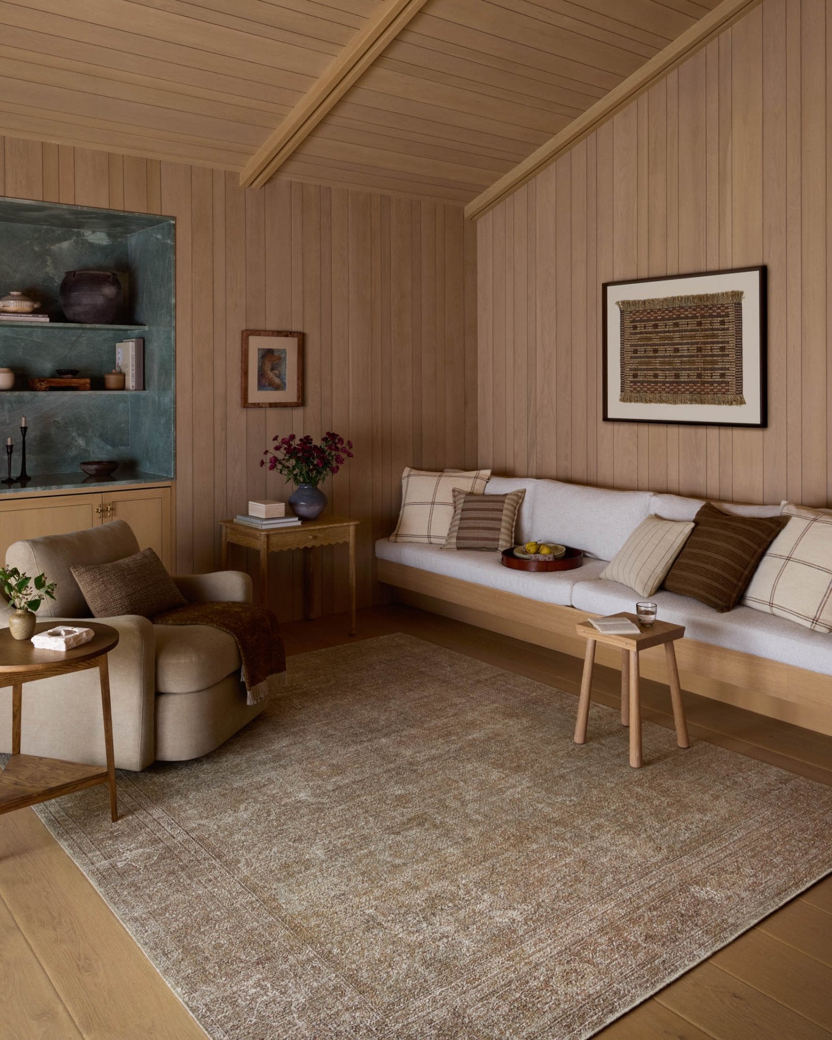 Amber Lewis x Loloi Cambria Multi / Natural Rug White Cliff Studio Area Rugs