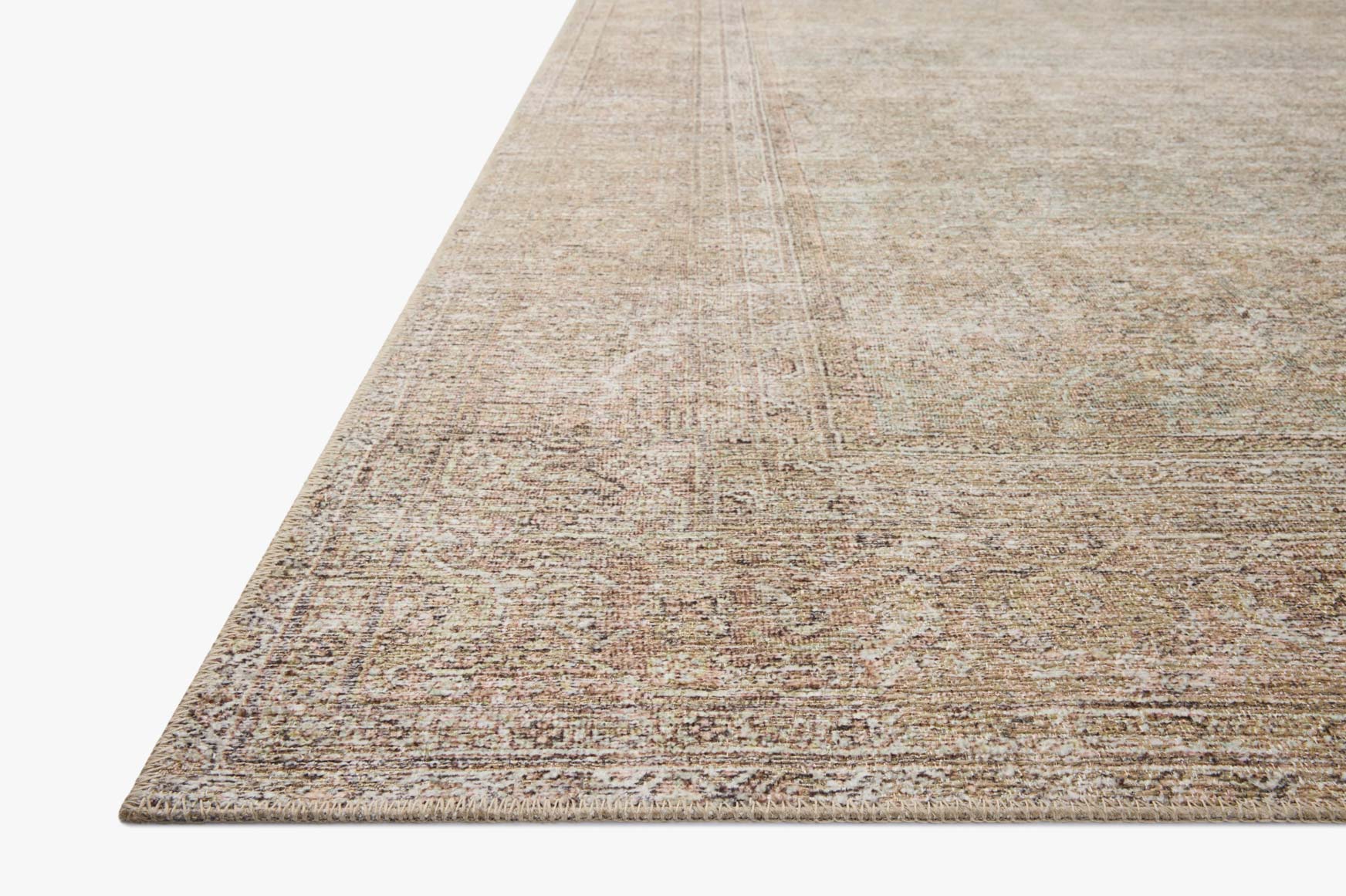 Amber Lewis x Loloi Cambria Multi / Natural Rug White Cliff Studio Area Rugs