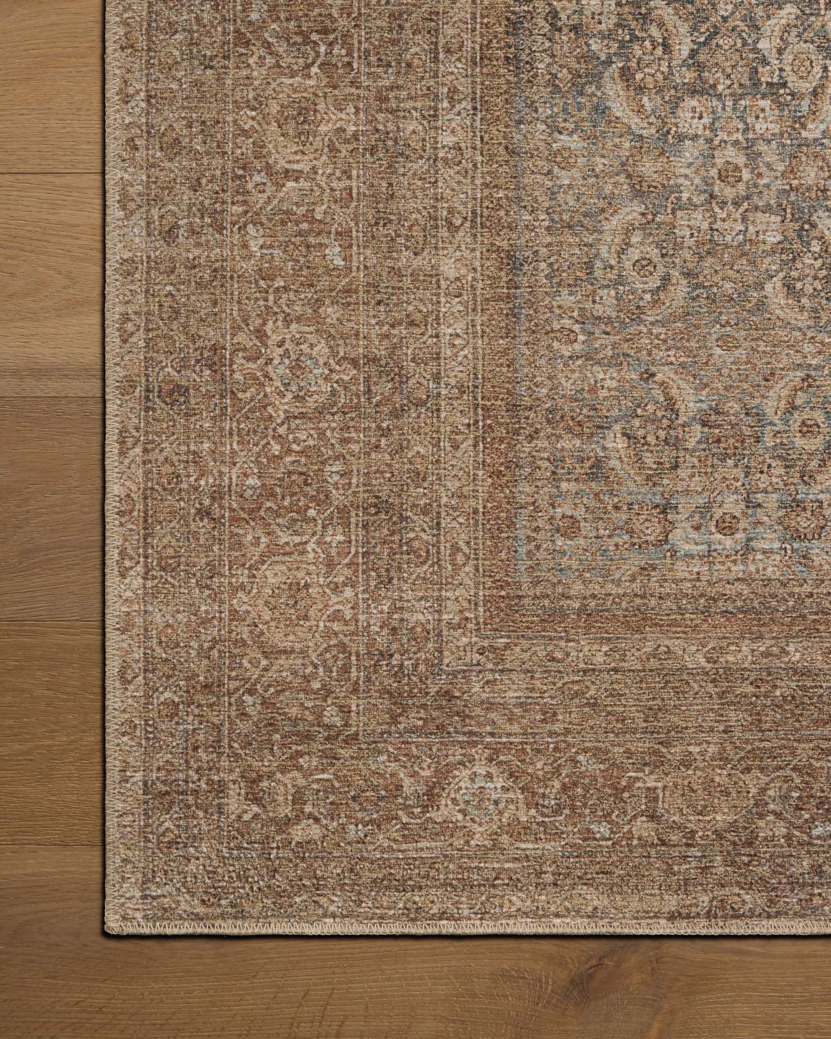 Amber Lewis x Loloi Cambria Ocean / Bark Rug White Cliff Studio Area Rugs