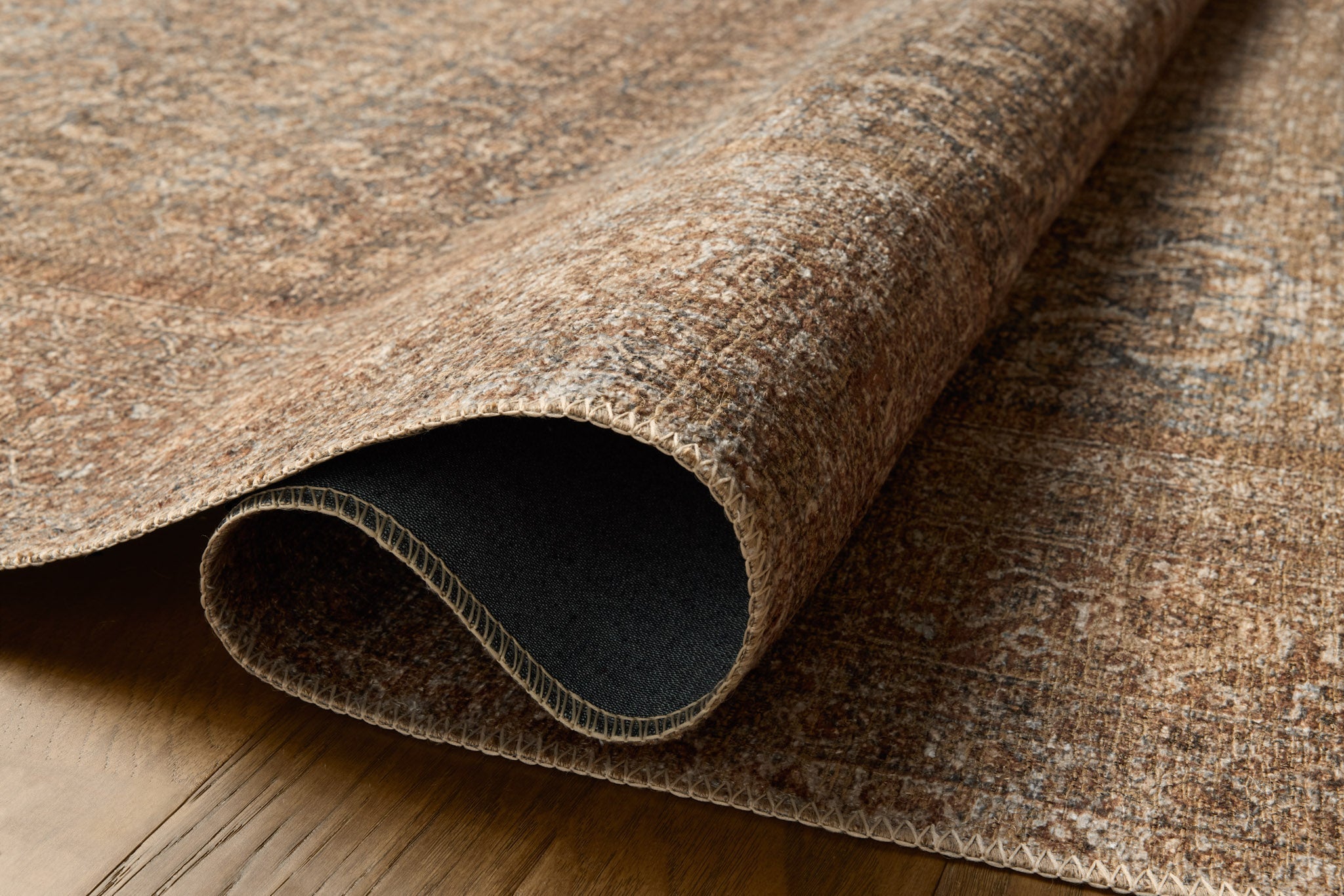 Amber Lewis x Loloi Cambria Ocean / Bark Rug White Cliff Studio Area Rugs